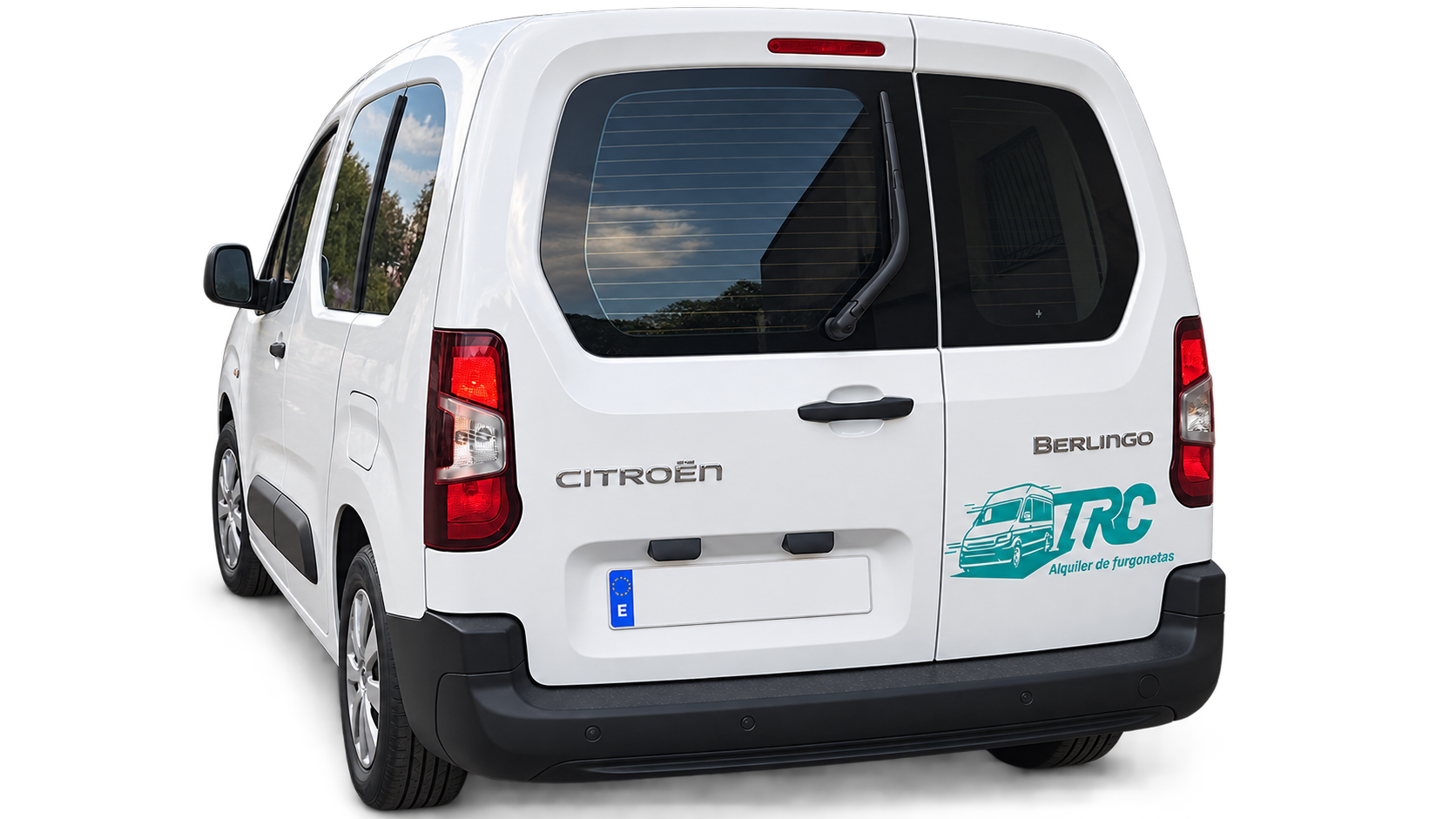 Furgoneta Citroën Berlingo de TRC, vista trasera